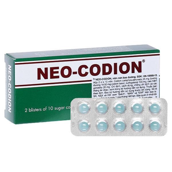 Neocodion - Pháp- Điều trị ho khan