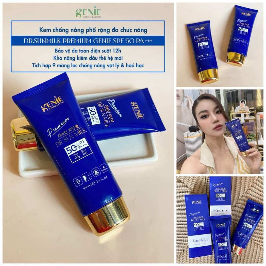 Sữa Chống Nắng Dưỡng Da Genie Hello Dr Sun Milk ( mẫu mới)