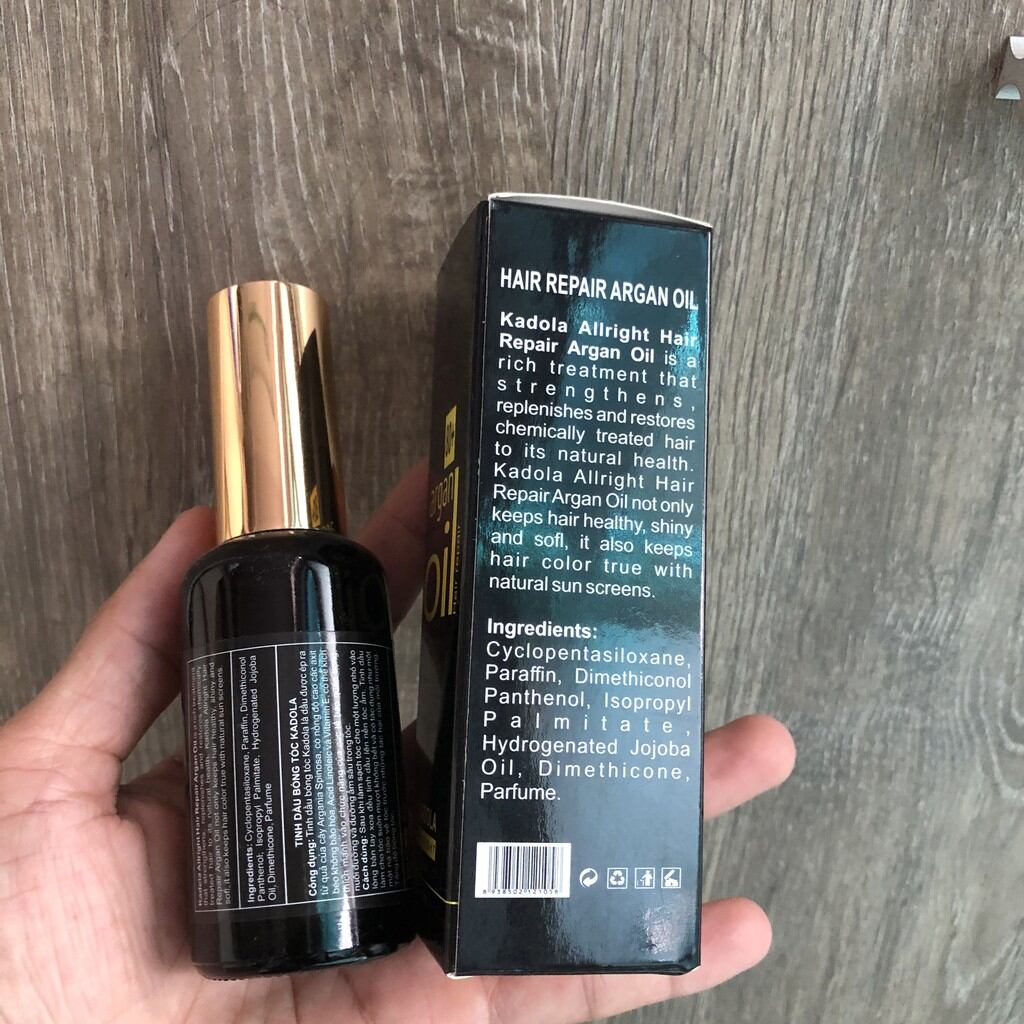 [CHÍNH HÃNG] TINH DẦU DƯỠNG BÓNG PHỤC HỒI TÓC KADOLA 60ML