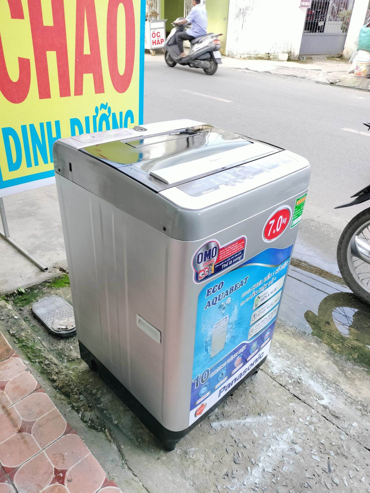 máy giặt panasonic 7kg giặt vắt êm