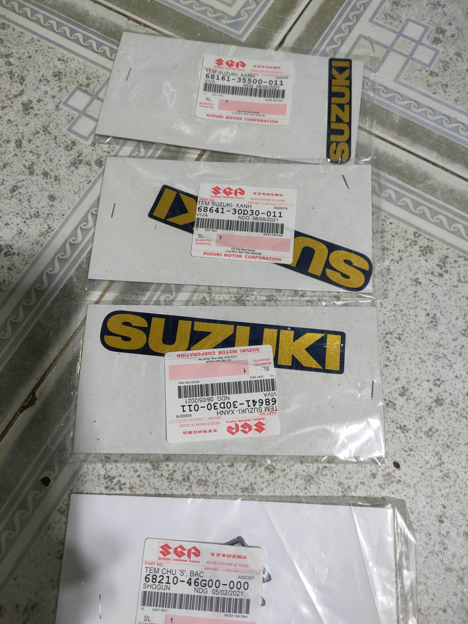Tem suzuki Viva 110