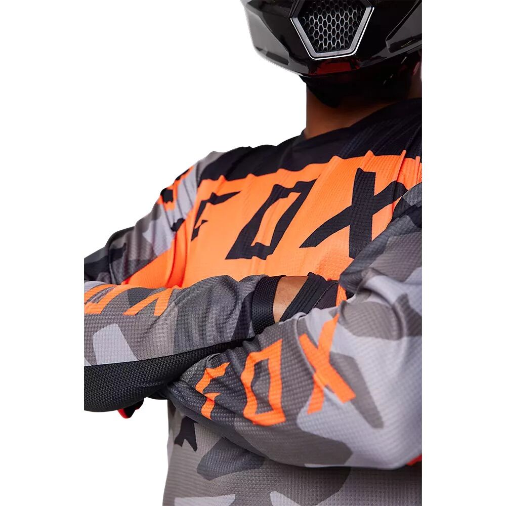 ÁO FOX RACING 180 BNKR GREY CAMO ORANGE (Chính Hãng)