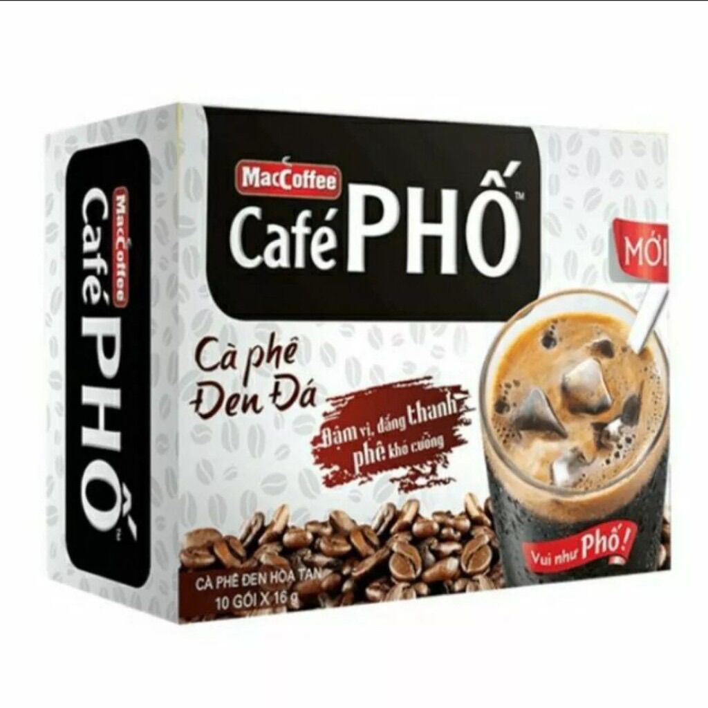 Combo 3hop cà phê phố đen đá