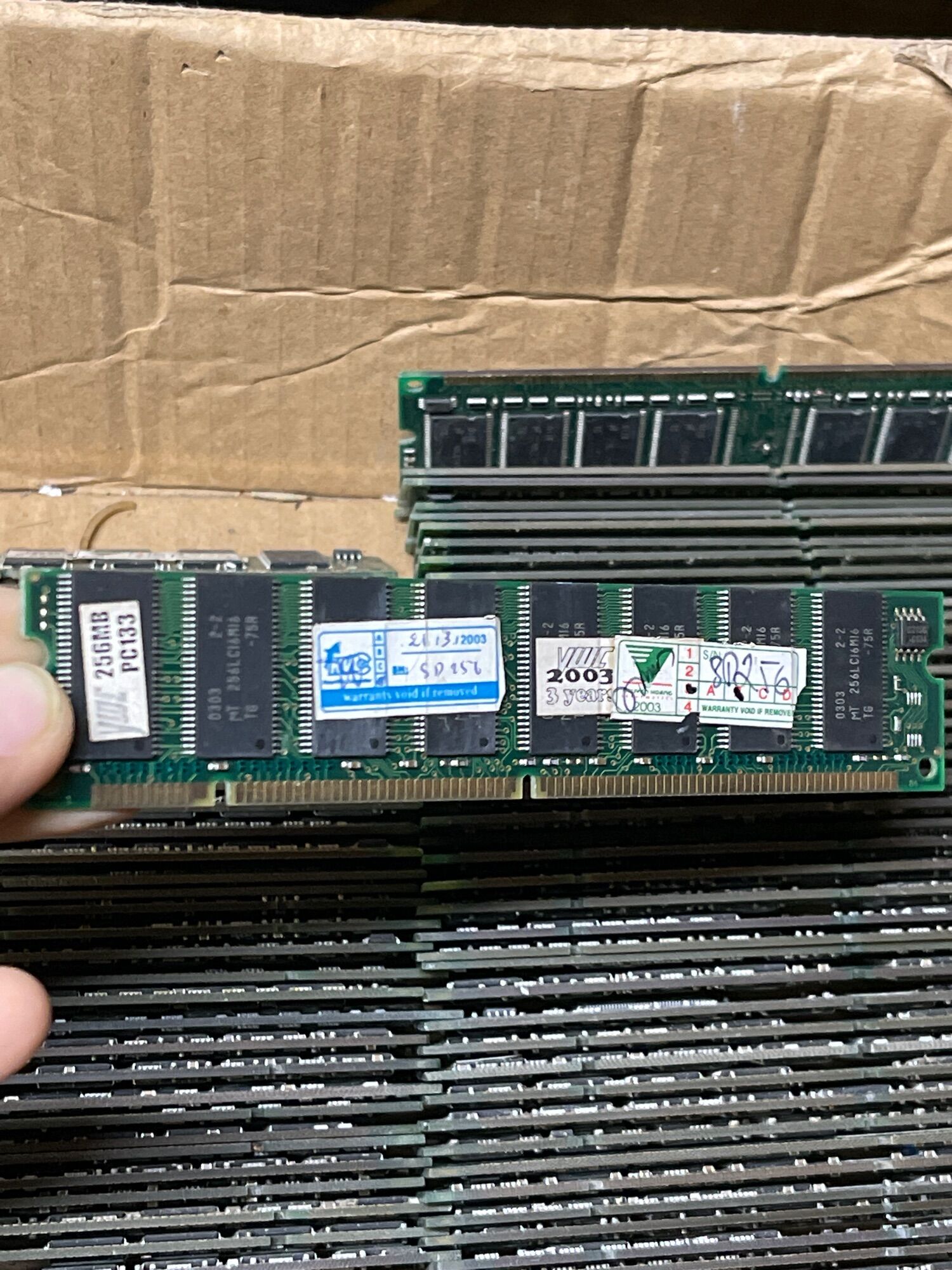 Ram SDRam Máy tính 256Mb PC 100 PC 133