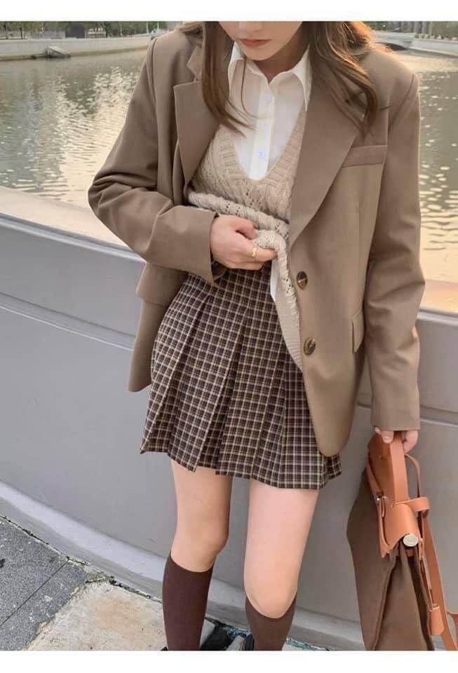 Áo blazer phối cúc tay ZARA