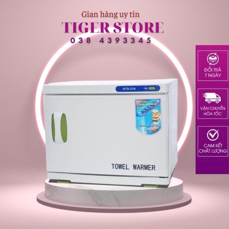 Tủ Hấp Khăn Spa Tiệt Trùng 1 Tầng 23A( có đèn UV diệt khuẩn)