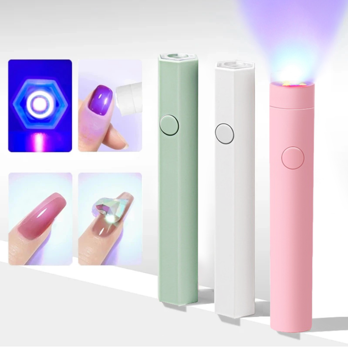 Đèn hơ móng mini cầm tay - Đèn cầm tay nhỏ gọn , tiện dụng