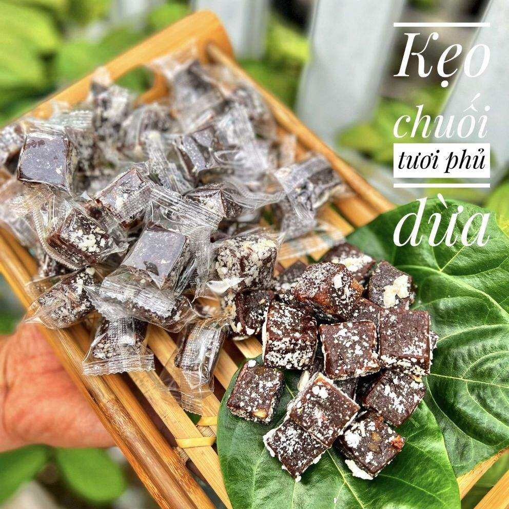 Kẹo chuối tươi phủ dừa 500g