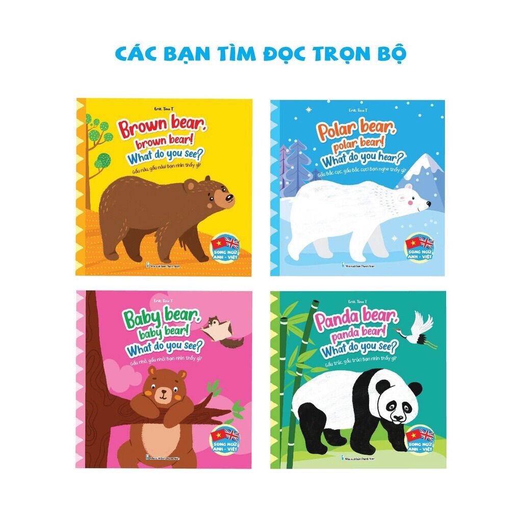 Brown bear- what do you see- 4q tặng kèm file nghe mp3