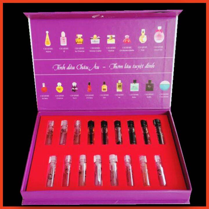 Set nước hoa test 20 mùi Charmee hàng chính hãng 100%