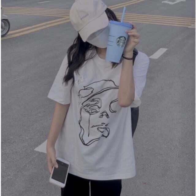 Áo Thun Vẽ HotHit , From Thụng Dáng Unisex