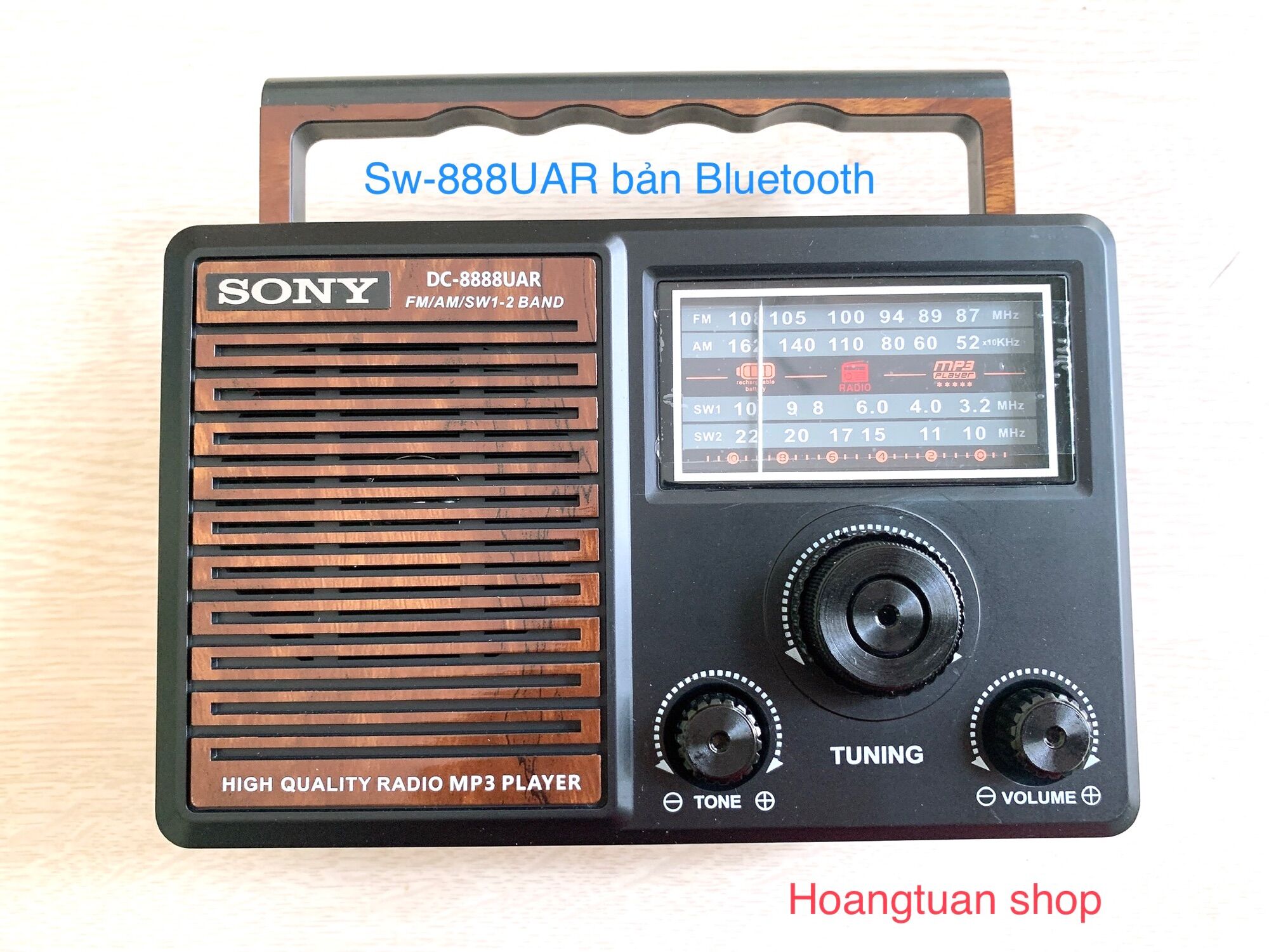 Radio sony sw-888UAR và sw-8888 bluetooth