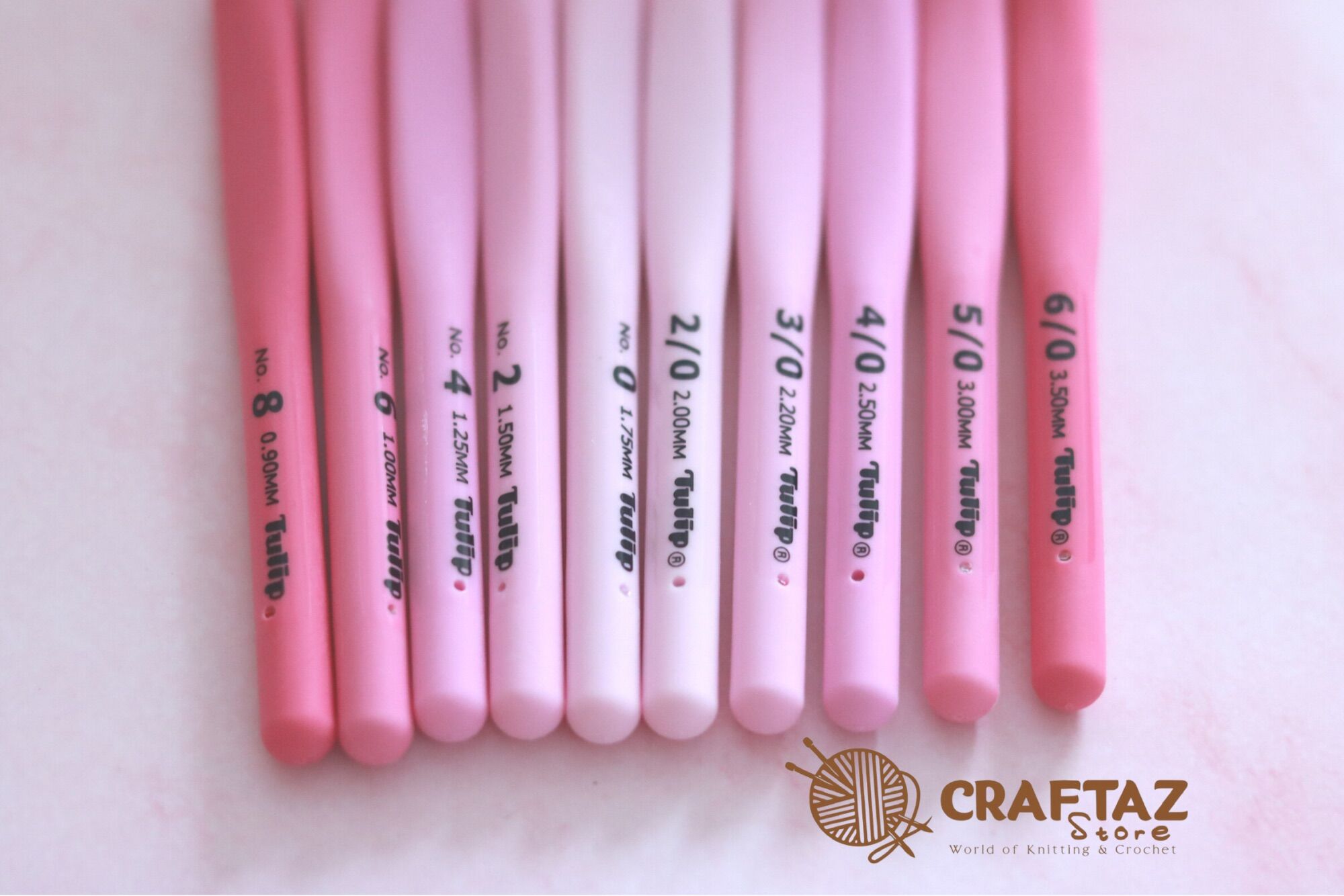 ETIMO Rose Lace Crochet Hook set ( kim móc Tulip rose size nhỏ)