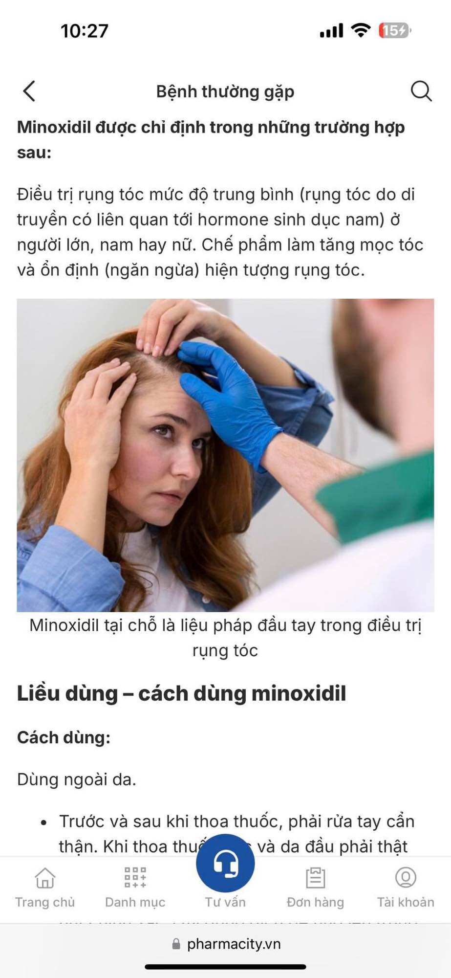 [BILL MỸ]1 chai bọt xịt mo.c toc/ chuyên cho nữ Minoxidil