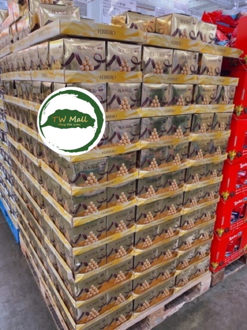 1 VỈ (3 VIÊN 37g x 1) SOCOLA FERRERO ROCHER HALZENUT Ý - TW Mall