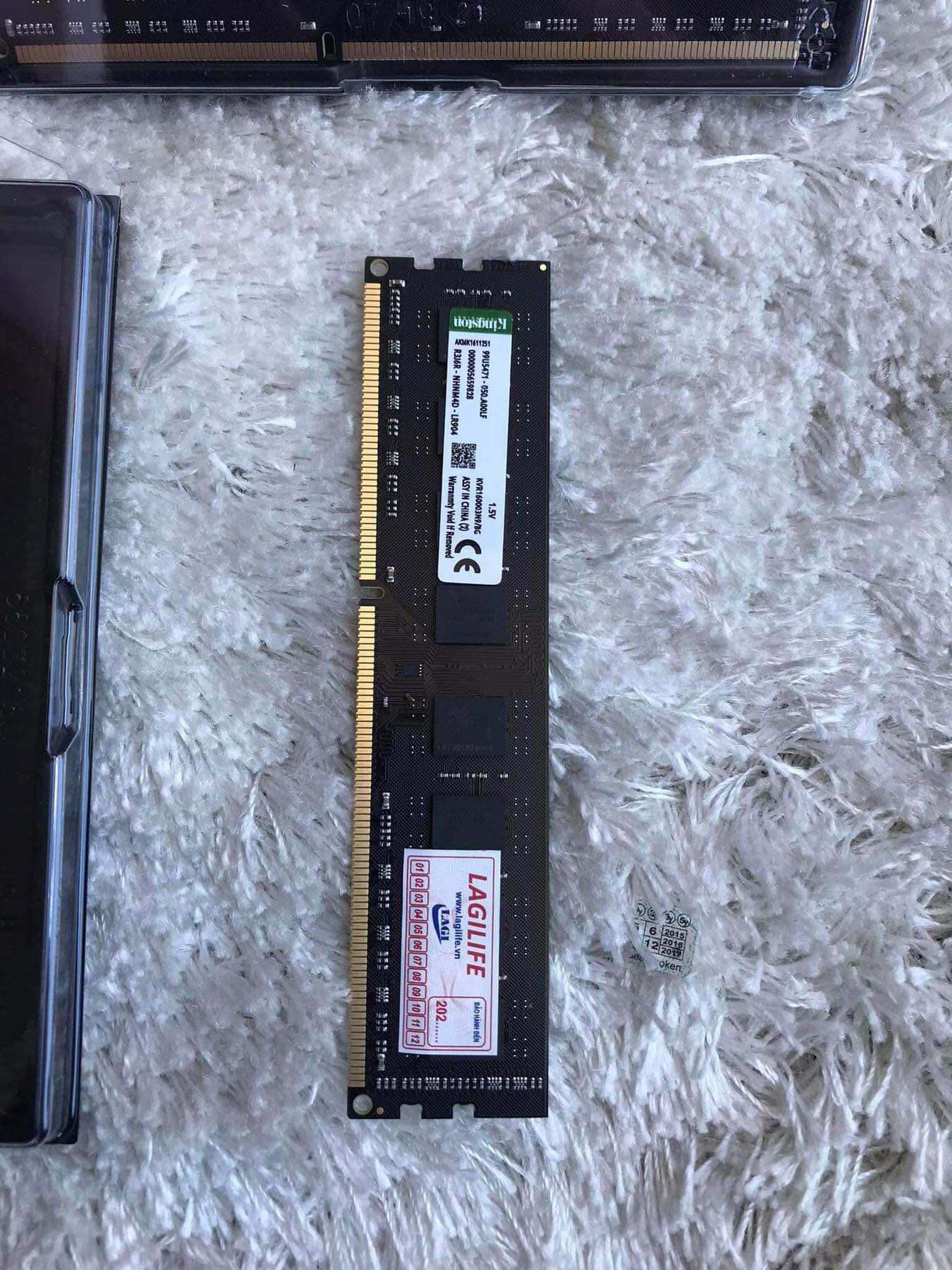 Ram kinhston Ddr3 8G/1600 new ( bh 36th )