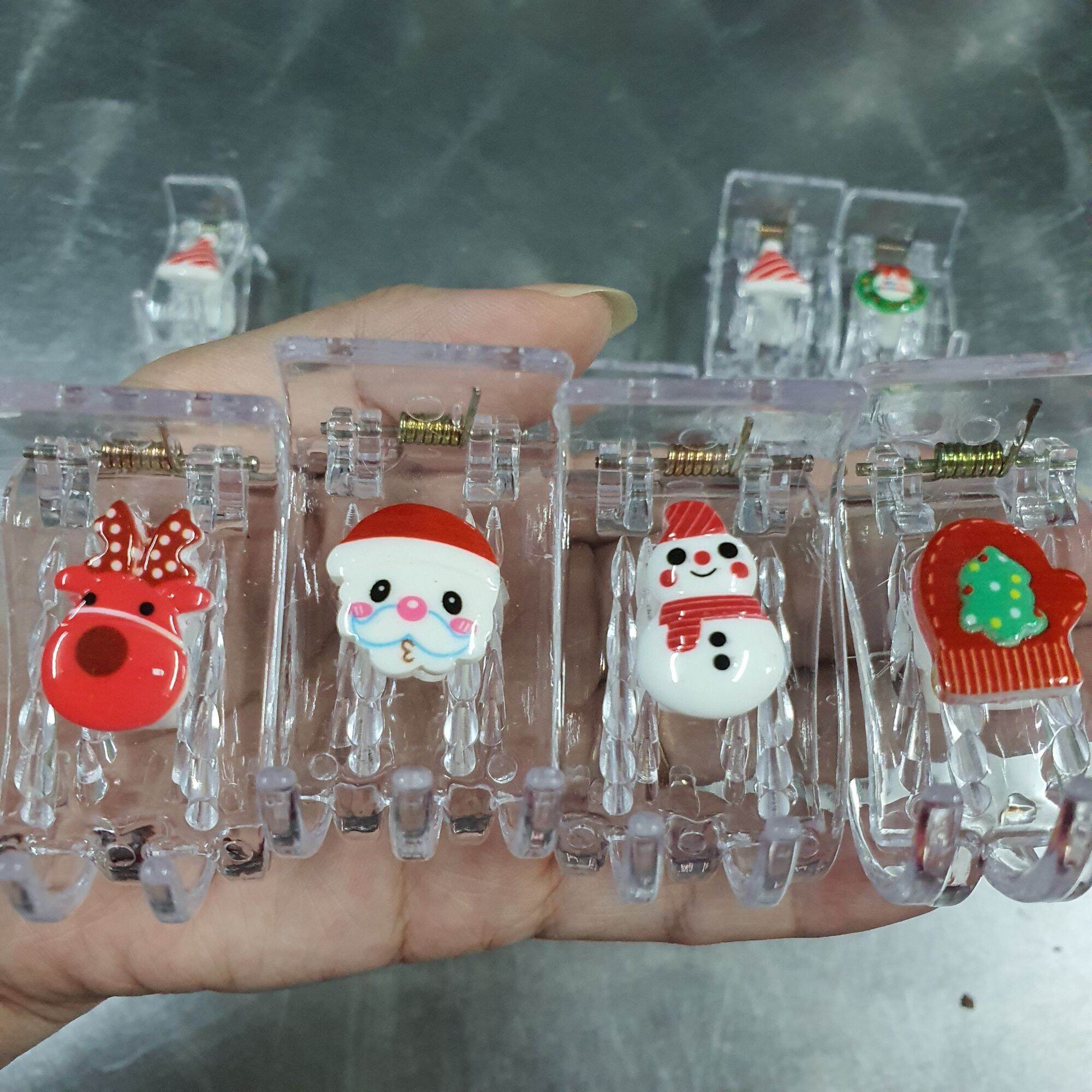 Kẹp tóc càng cua giáng sinh/noel