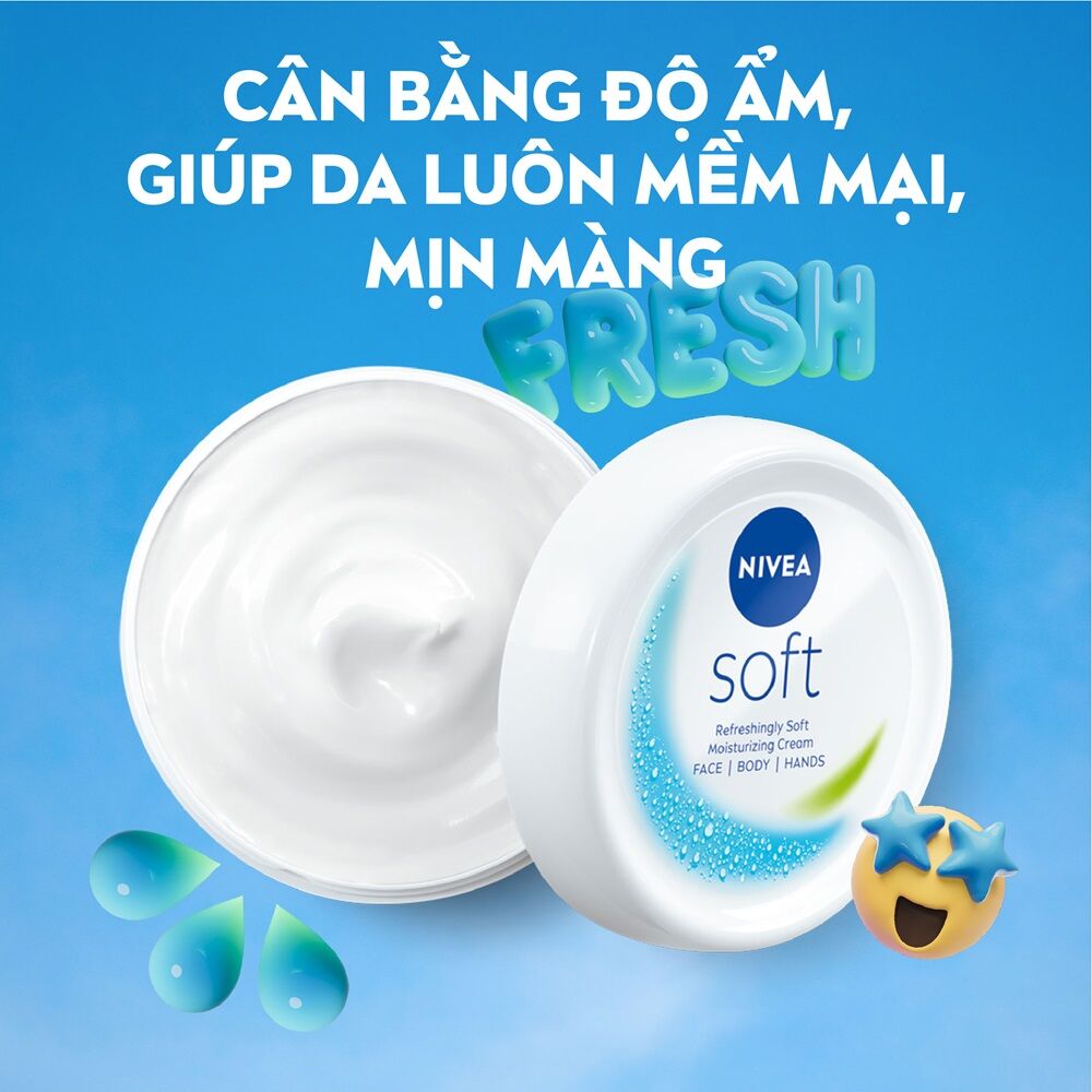 Kem Dưỡng Mềm Da Nivea Soft 50ml
