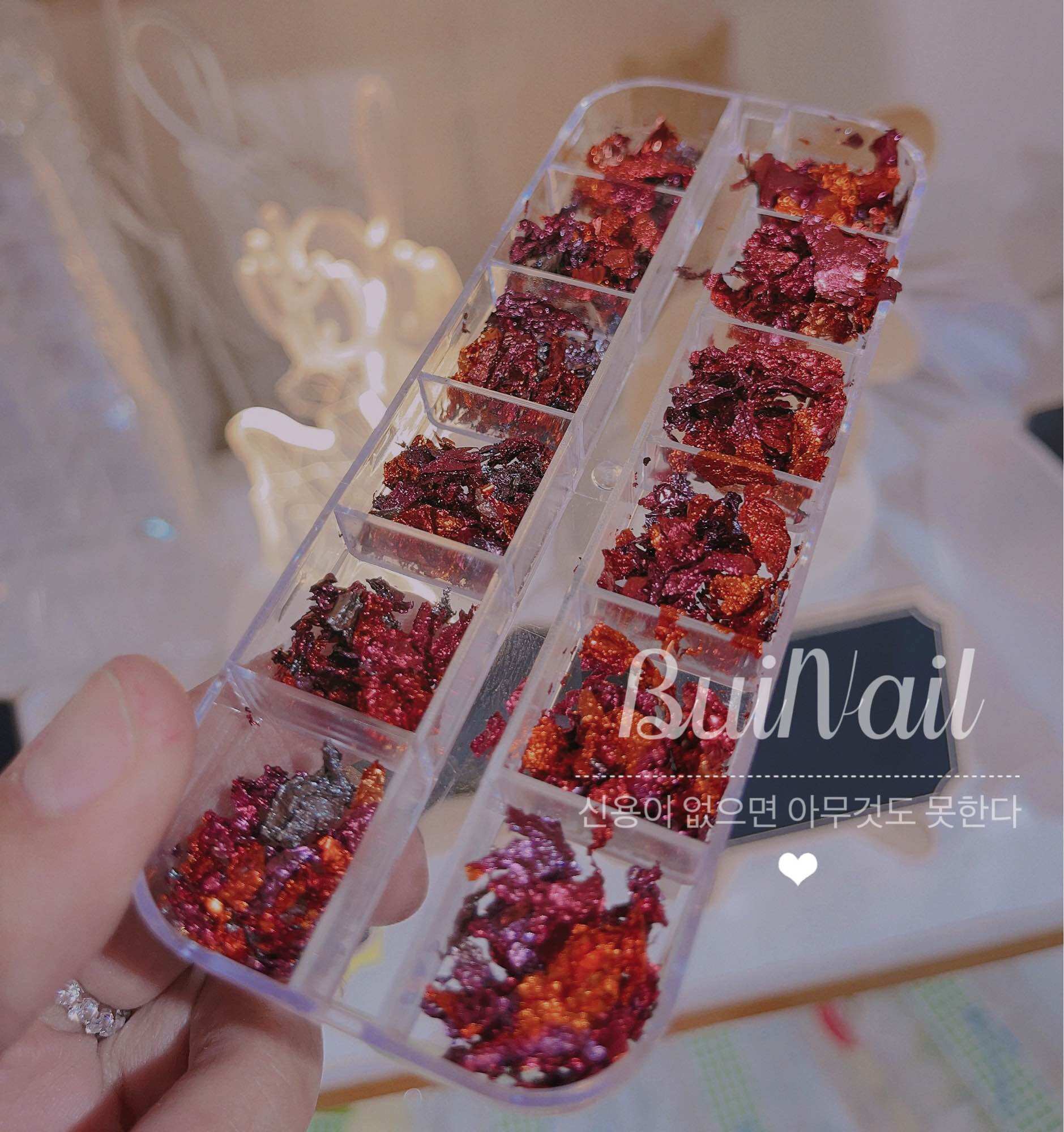 Giấy bạc ẩn hổ phách làm vân đá cực hot