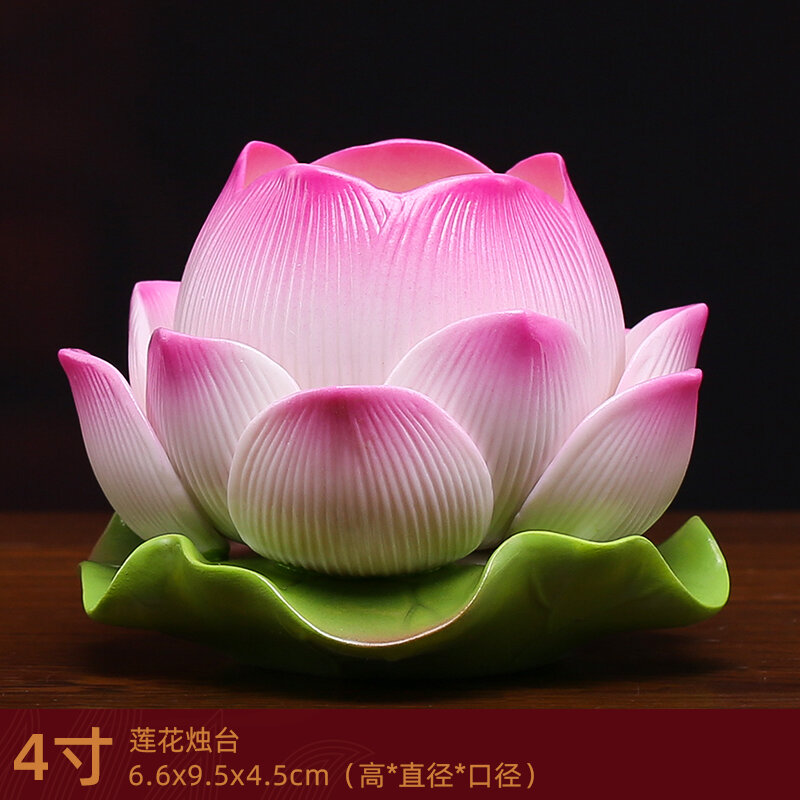 Đèn hoa sen fanqu đế nến đế nến thờ cúng đền chùa gốm sứ đế đèn nến đèn sáng dài đèn thờ phật đèn trước phật hoa sen