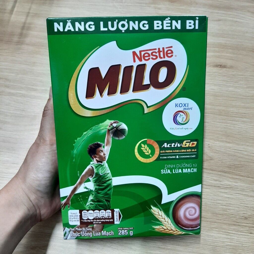 Bột milo lúa mạch hộp 285g