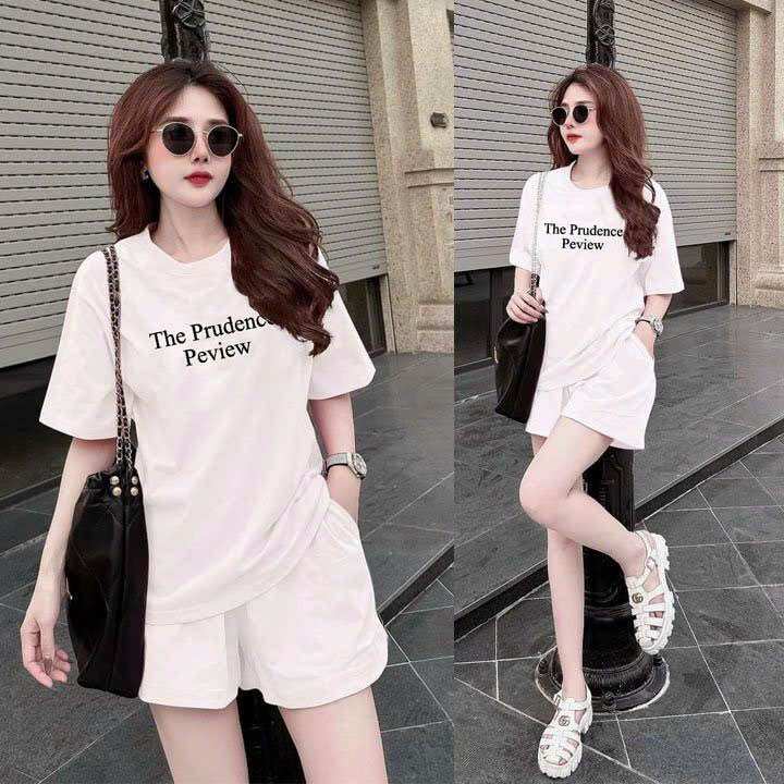 SÉT BỘ NỮ NGẮN THUN COTTON CAO CẤP