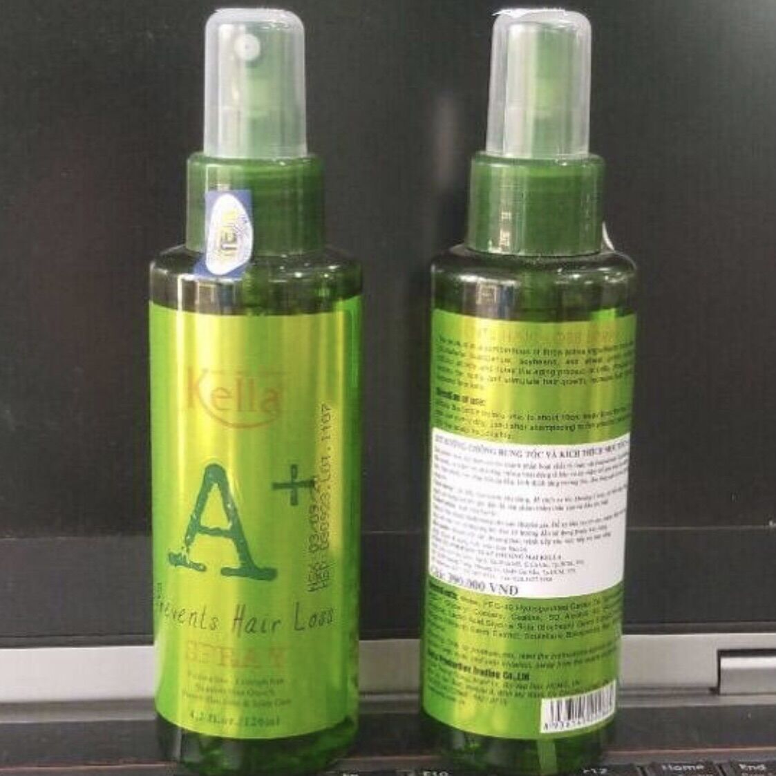 Xịt dưỡng chống rụng và kích thích mọc tóc kella a+ prevents hair loss 120ml