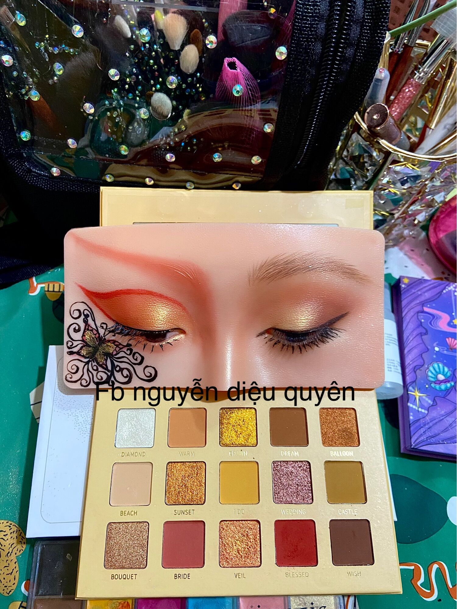 [MNS] Miếng giả da 3D luyện makeup, tập trang điểm mắt mày hàng có sẵn