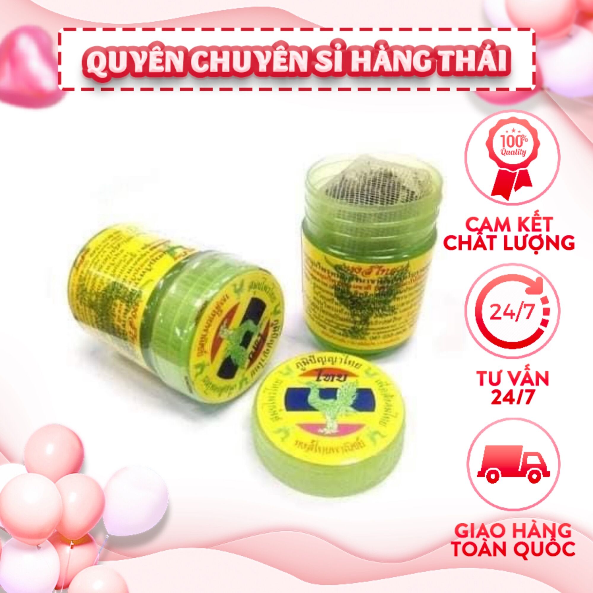 Hủ hít mũi thảo dược hong thai thái lan