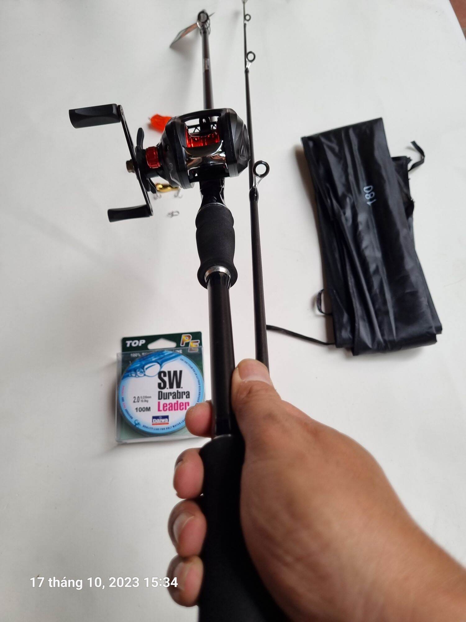 Cần daiwa nội địa máy ngang 1m65 1m8 2m1 2m4