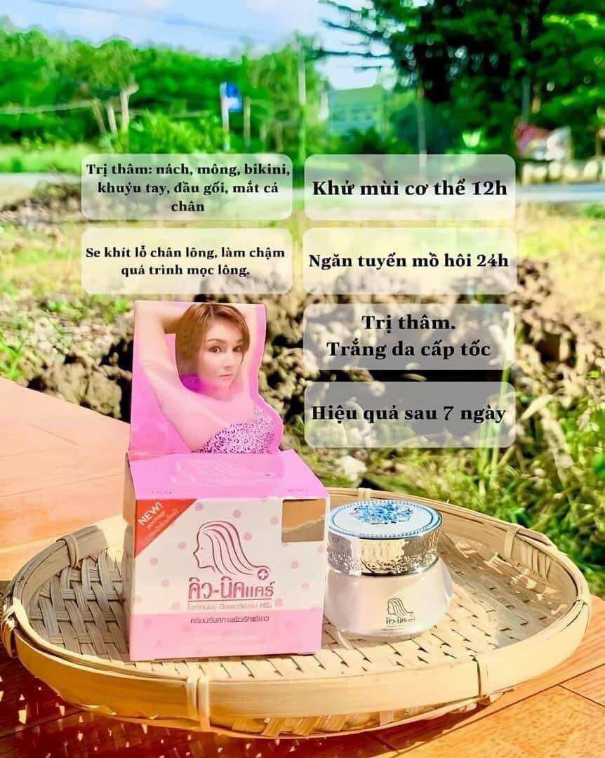 Kem giảm thâm nách bikini Qnic care 15g Thái Lan