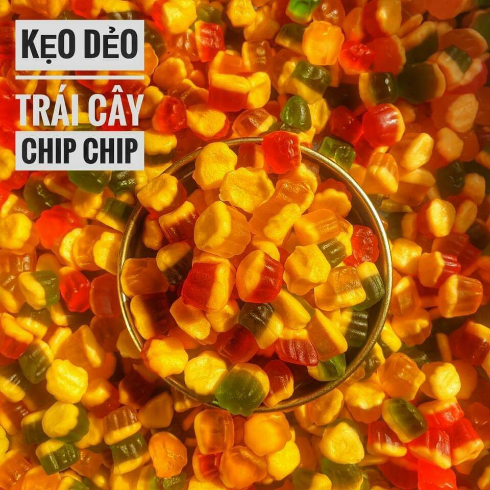 kẹo dẻo chip chip trái cây