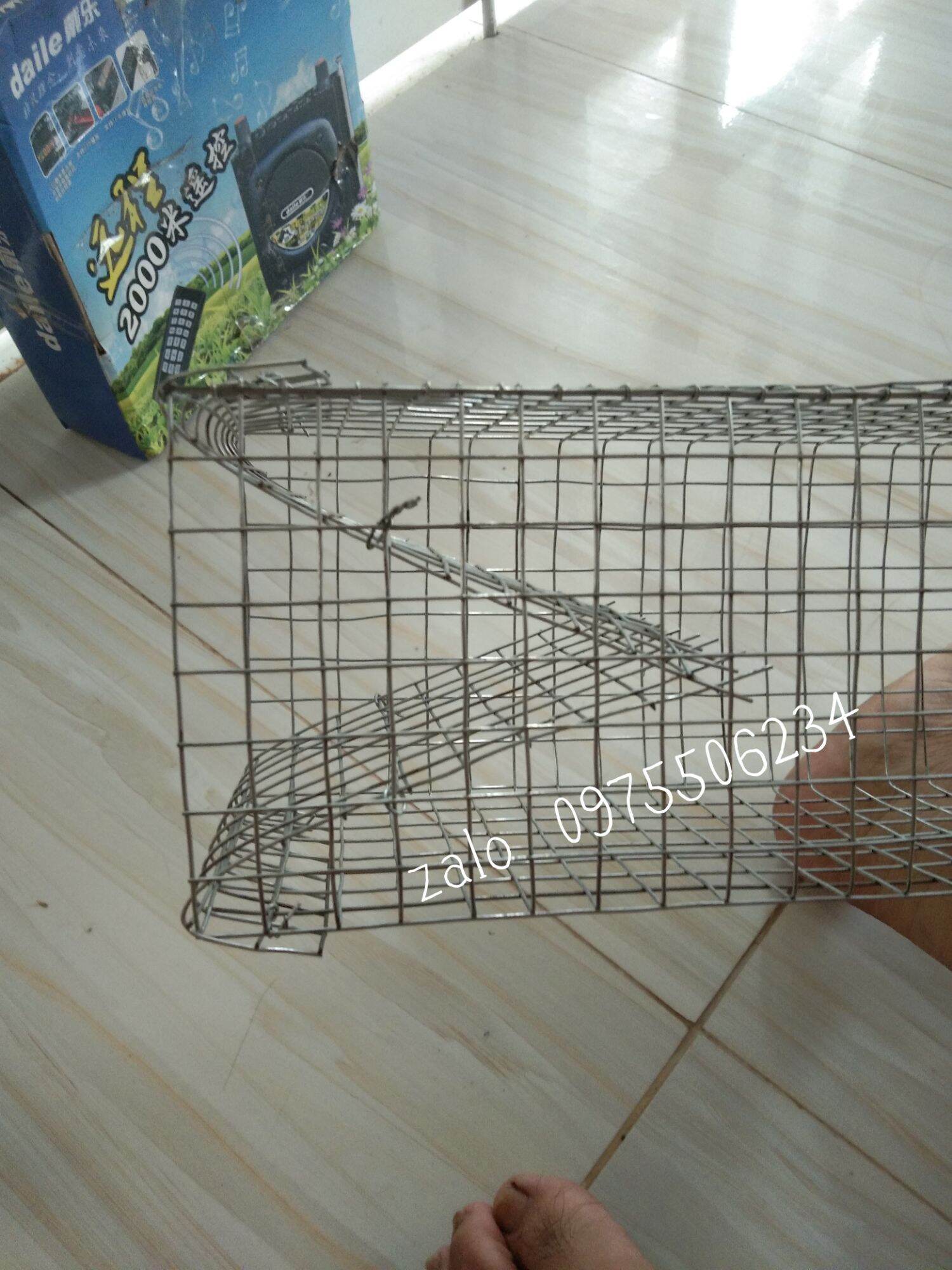 Lồng bẫy rắn 2 hom loại dài 74cm