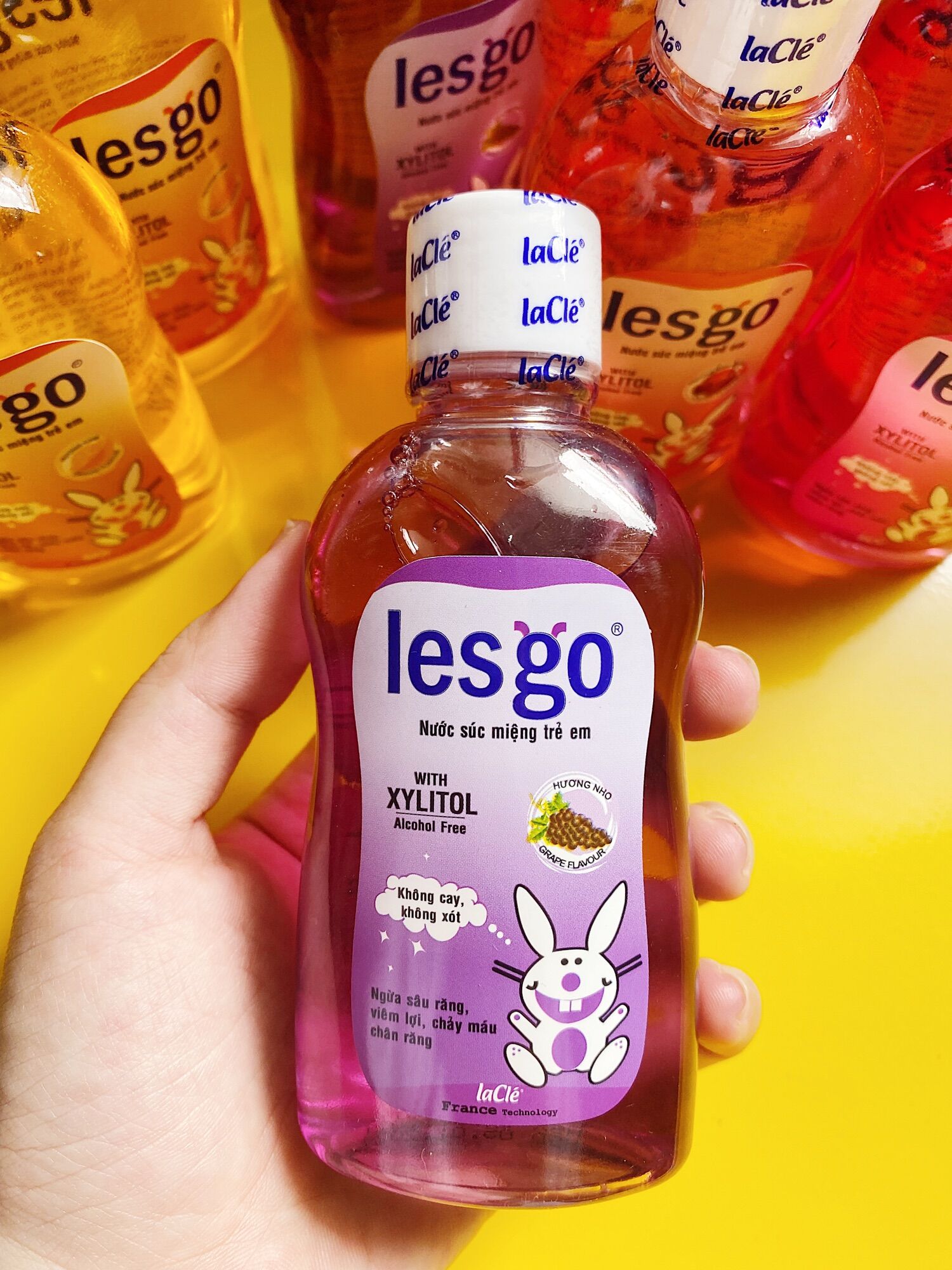 [HCM]Nước súc miệng trẻ em Lesgo 150ml