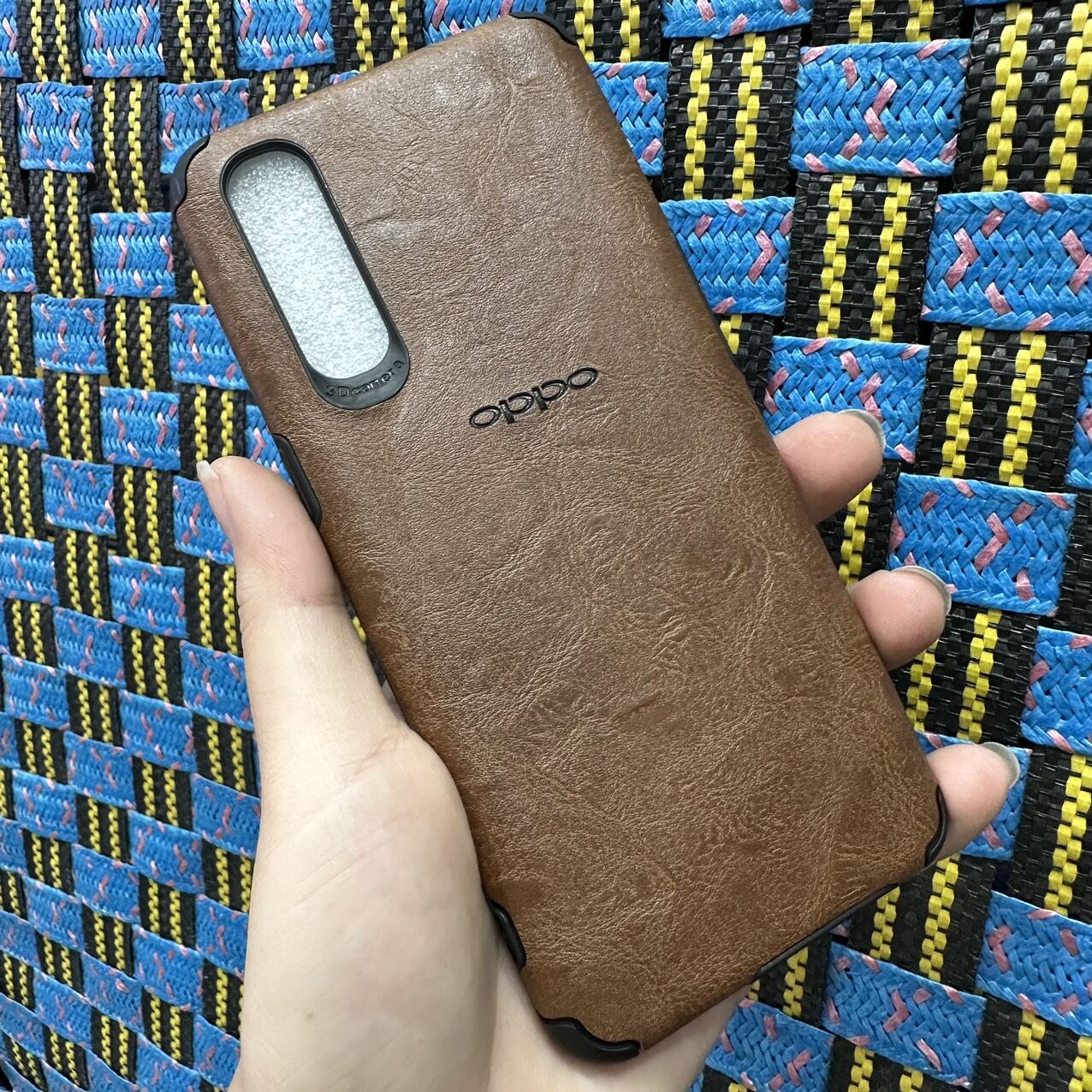 Case ốp lưng Oppo Reno 3 pro dẻo kiểu da mềm mịn ôm máy bảo vệ camera