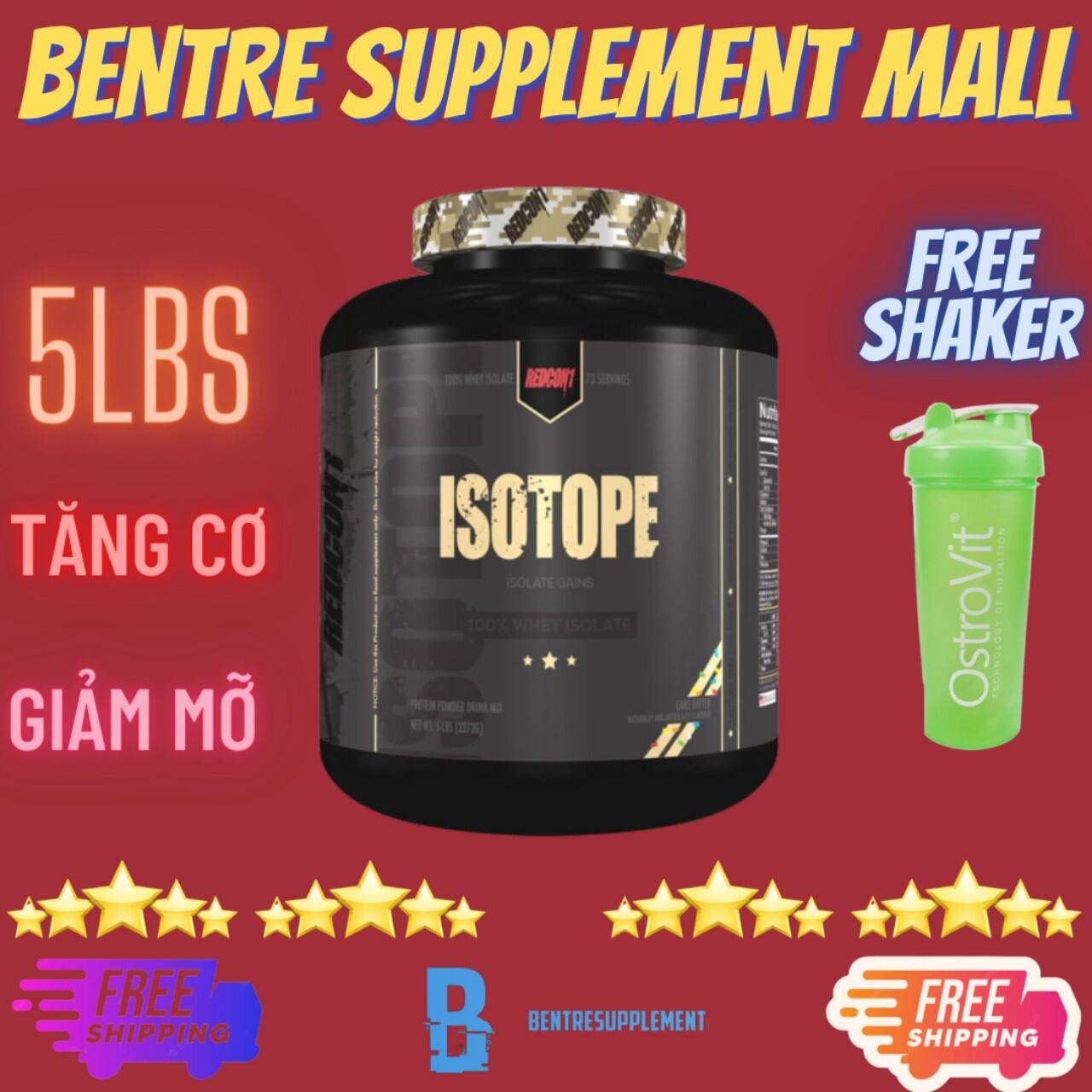 REDCON1 ISOTOPE WHEY PROTEIN ISOLATE TĂNG CƠ ĐỈNH