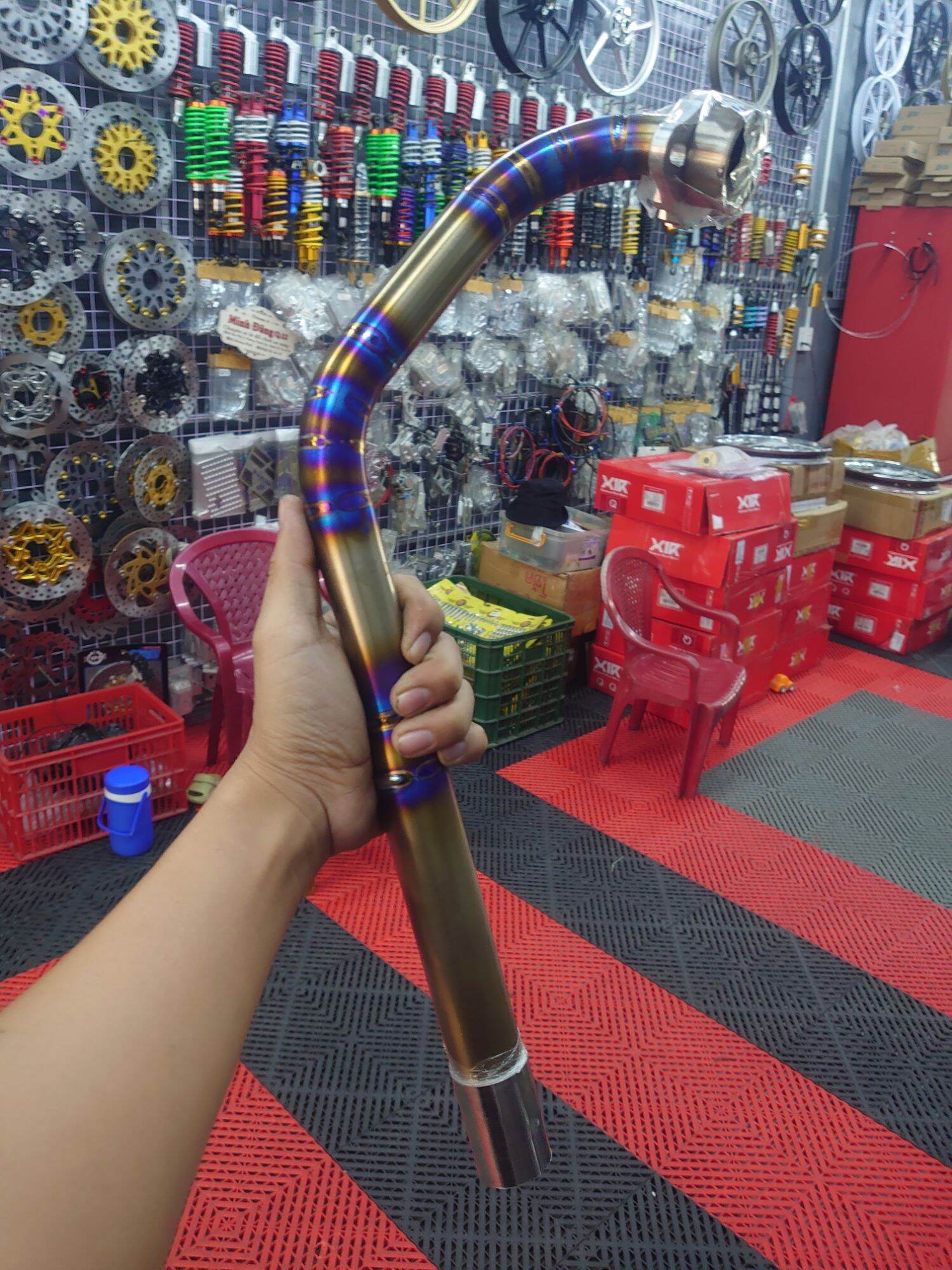 cổ bô titan xịn size 32 cho ex 150