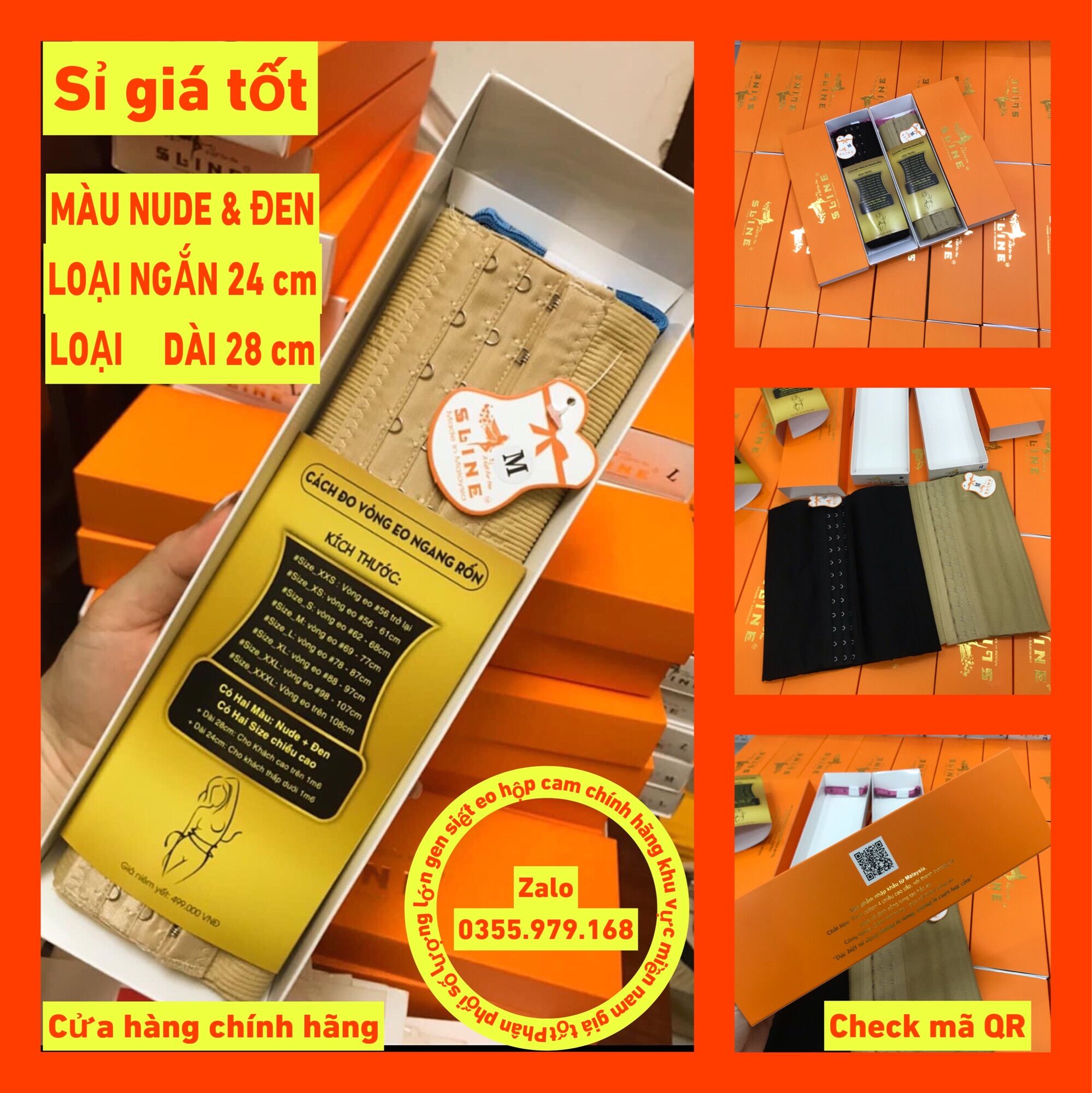 Gen nịt bụng sline định hình vòng eo thon gọn