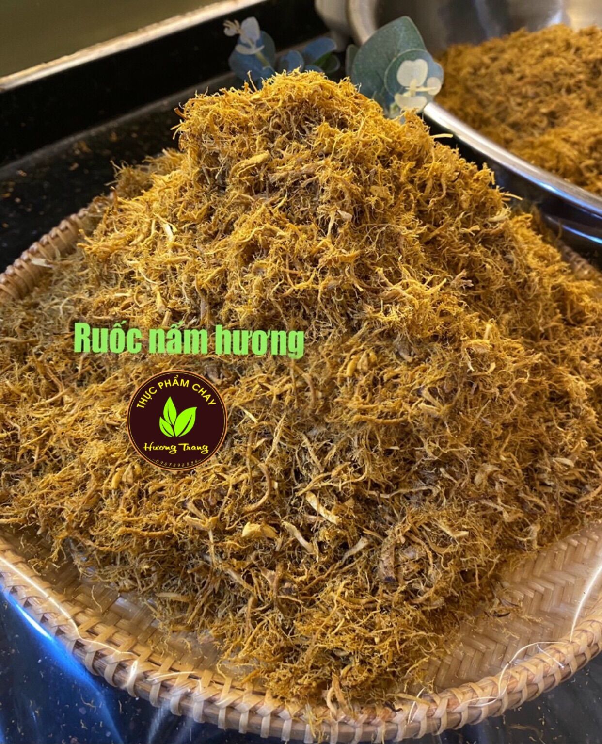 Ruốc nấm hương Organic - Chuẩn chân nấm hương rừng loại 1
