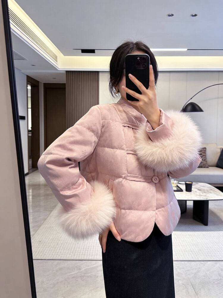 Floral Pattern Down Jacket Elegant and Stylish Giá 3,698,000 Đồng*Miễn phí vận chuyển