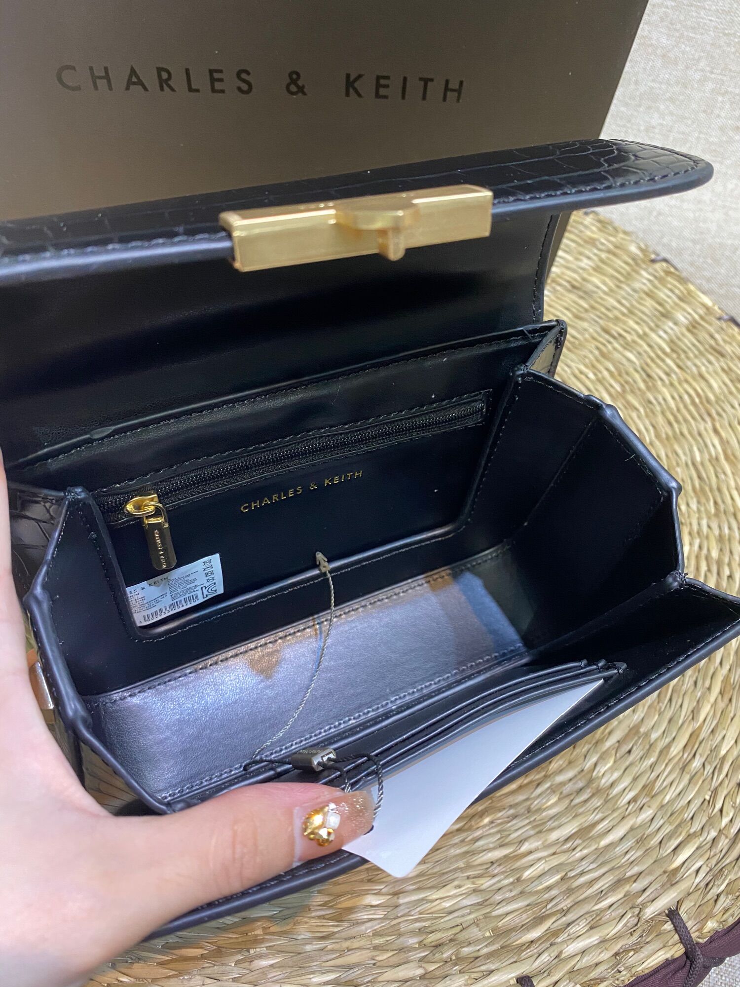 Túi Chữ C Hàng Xuuuất size mini 18cm