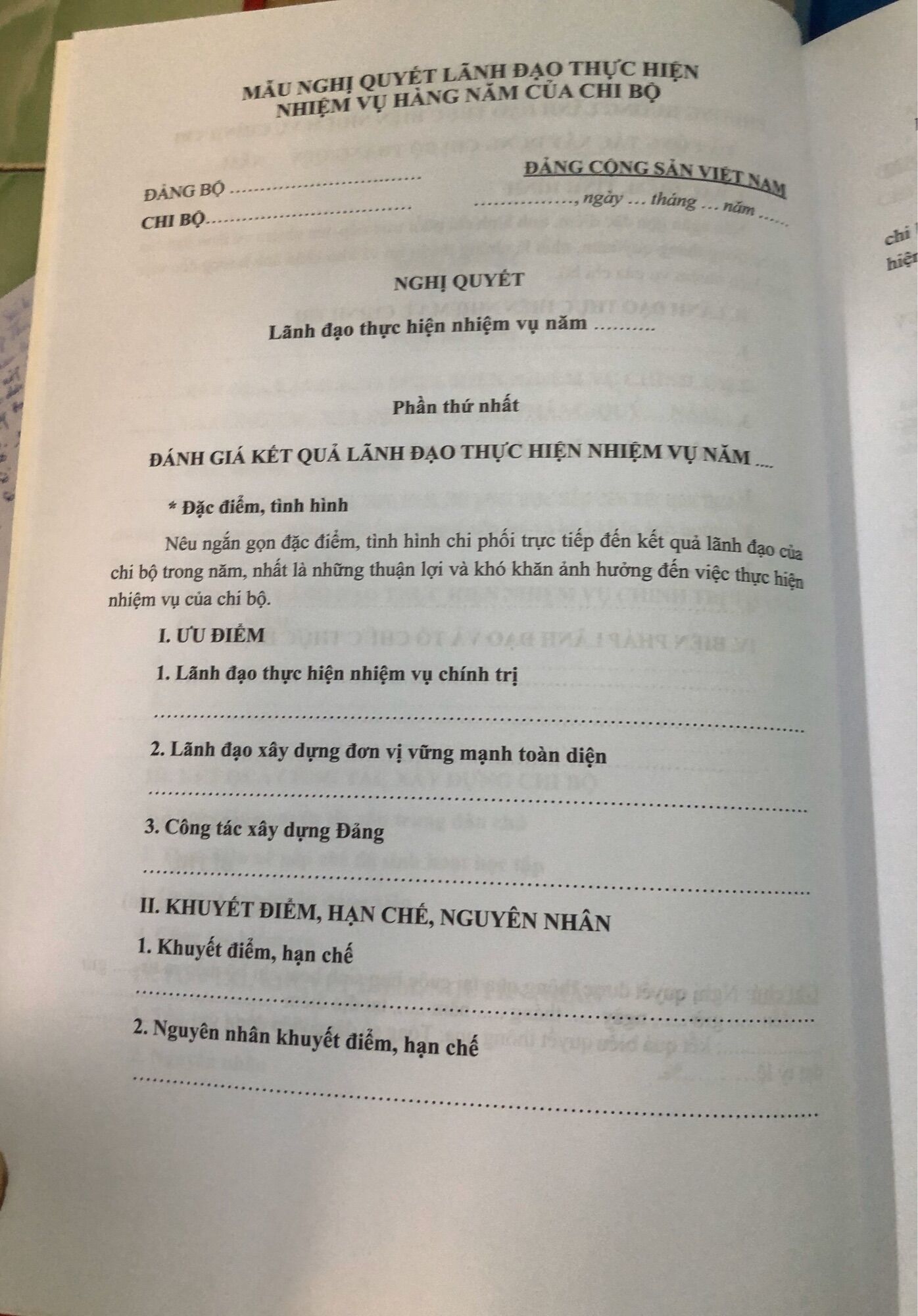 SỔ GHI NGHỊ QUYẾT - 200 trang