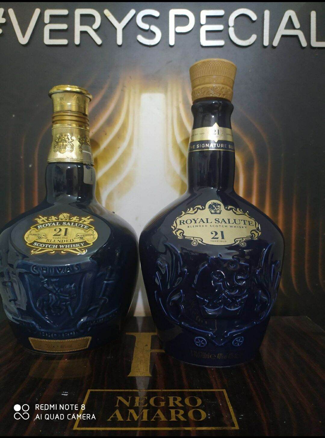 VỎ CHAI ROYAL SALUTE 21 3 màu