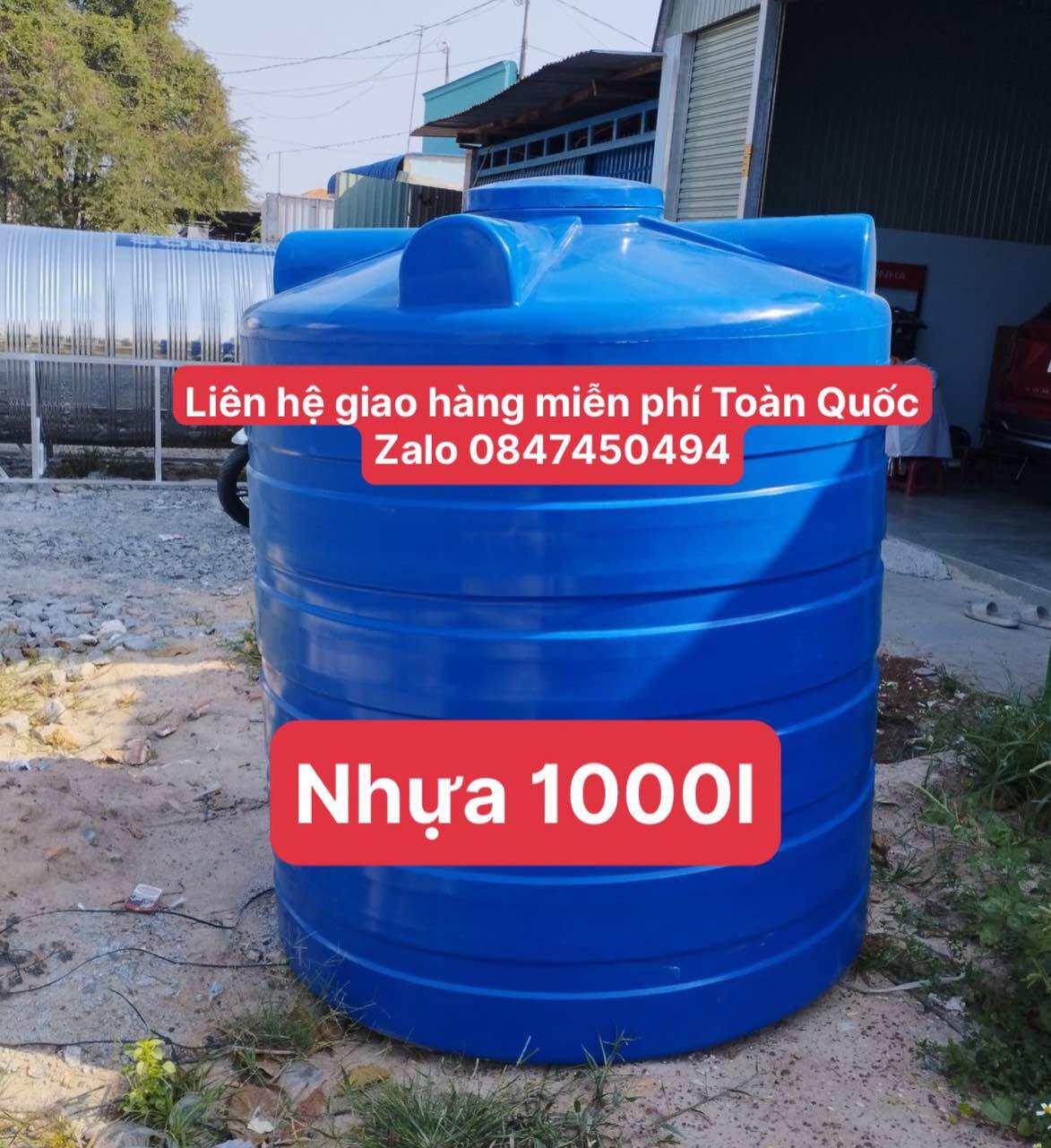 Nhựa rẻ 1000l giao hàng miễn phí Toàn Quốc 0847450494