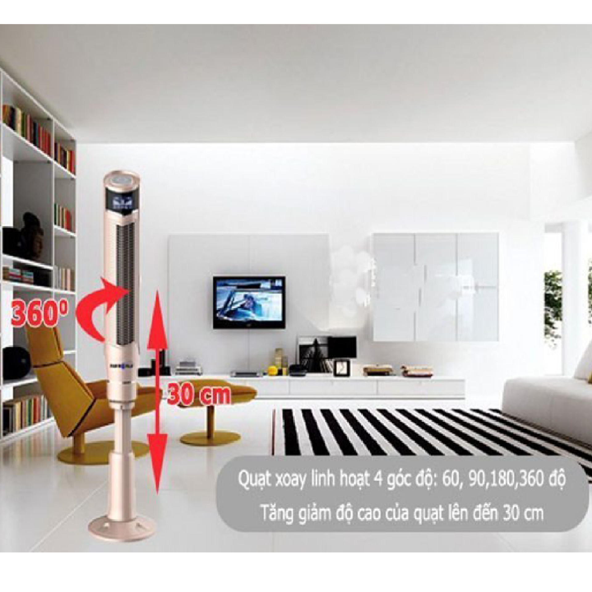 Quạt tháp remote Panworld PW-059H