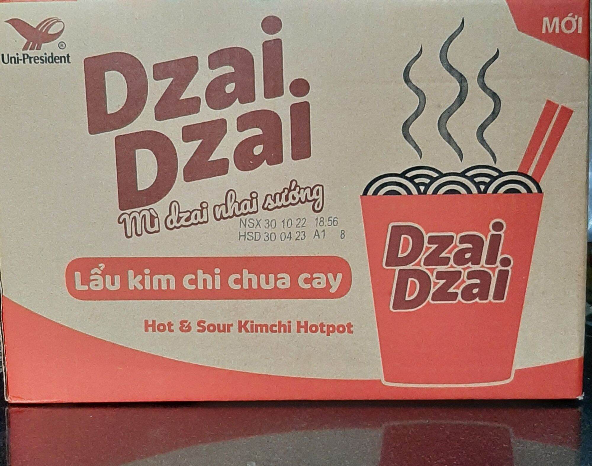 Mì ly Unif Lẩu Kim Chi Chua Cay.(24ly/1 thùng)
