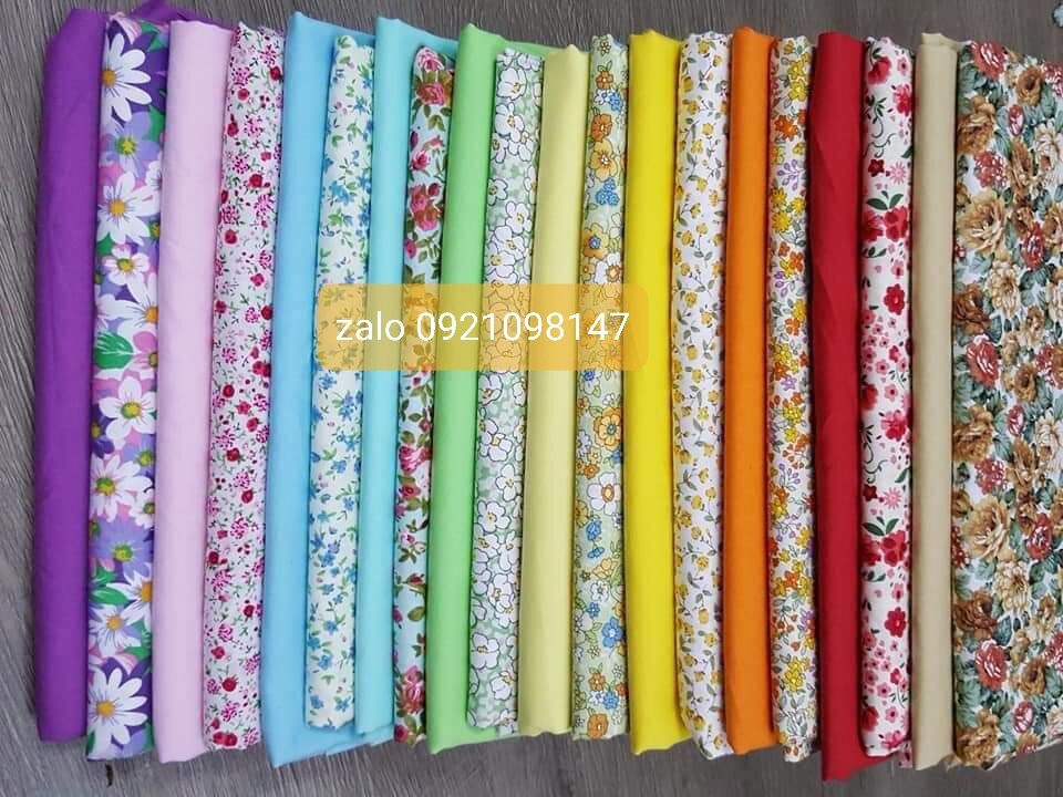 VẢI THÔ COTTON HOA, KHỔ NGANG 1m5