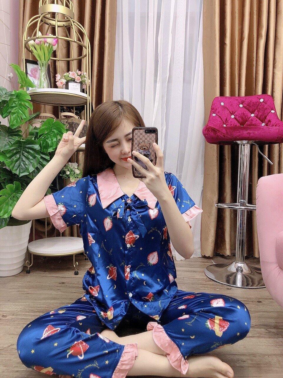 Đồ bộ lụa satin cao cấp ML02