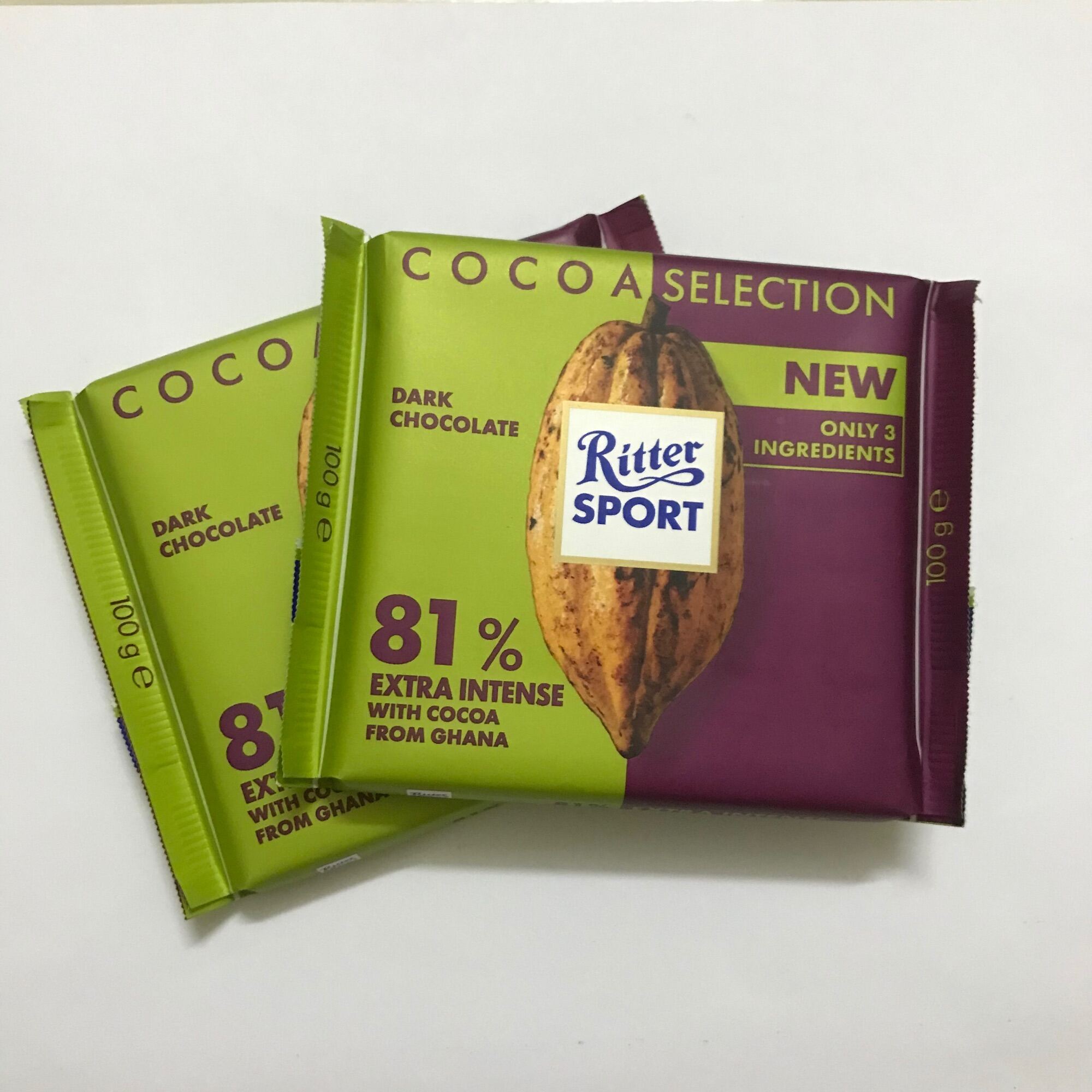 Socola Đen Ritter Sport 81% Cacao Thanh 100g