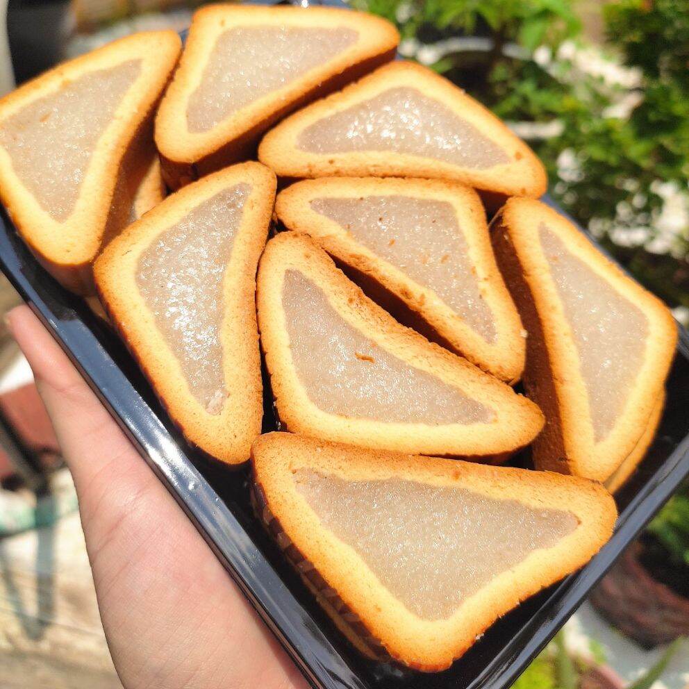 Bánh xà lam dừa nướng than hồng  hộp 15c (Chuẩn hương vị xưa)